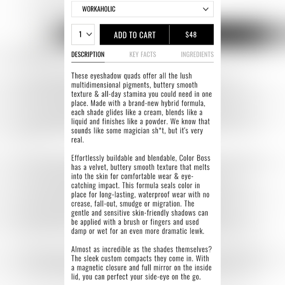 👑CLOSET PICK 👑 IL MAKIAGE (workaholic) Color Boss Squad Eyeshadow Palette - Picture 10 of 14